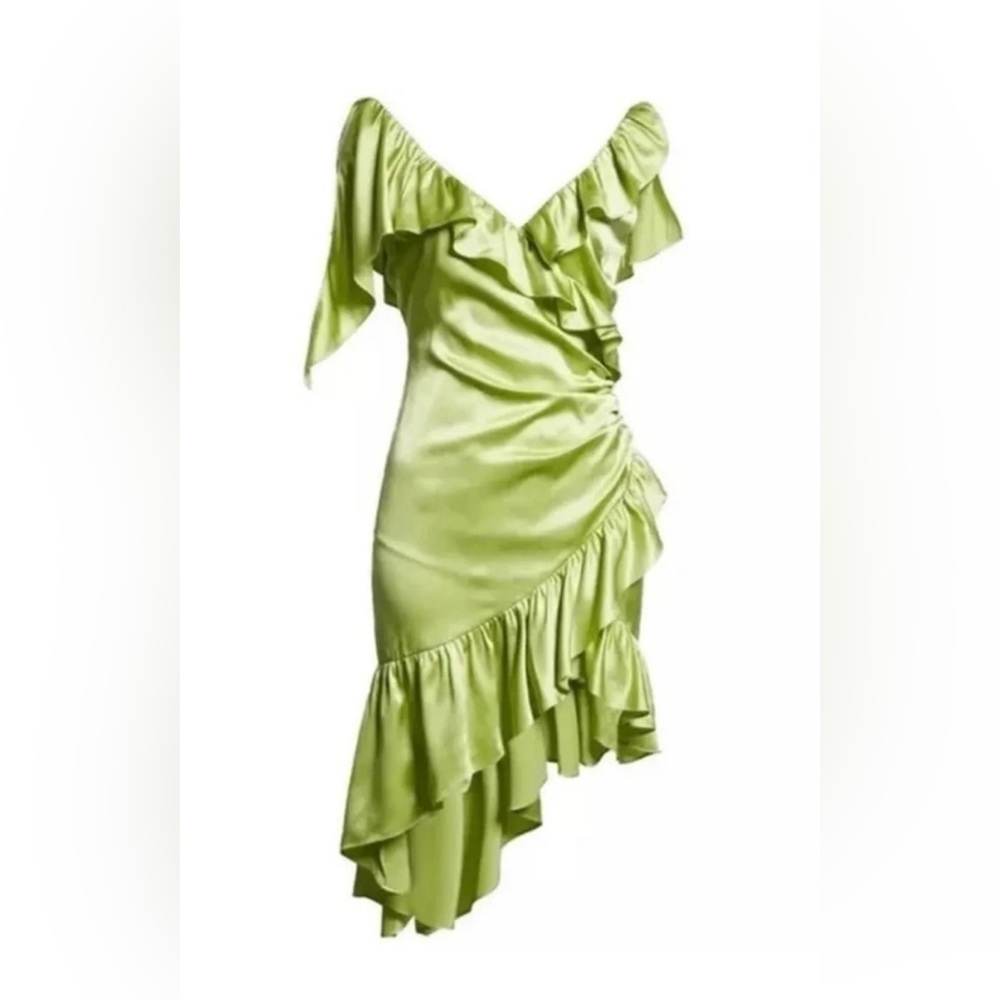 NWOT CINQ A SEPT PETUNYA SILK DRESS, Sz. 2